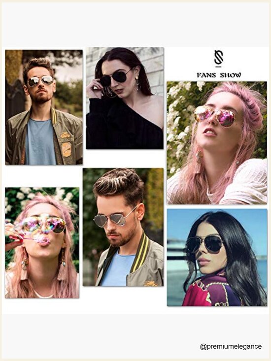 Classic Aviator Polarized Sunglasses for Men Women Retro Style main image 7
